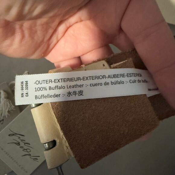 Free People We The Free Double Cross Belt in Mineral, S/M main image 4